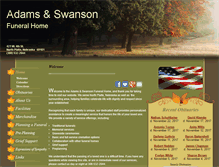 Tablet Screenshot of adamsswanson.com